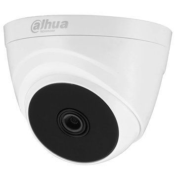 Камера відеоспостереження Dahua DH-HAC-T1A21P (2 Мп, 3.6 мм), PoE, Для приміщень, Білий 99-00002070 фото