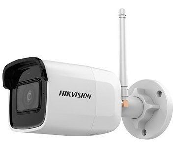 Камера видеонаблюдения Hikvision DS-2CD2021G1-IDW1 (2 Мп, 2.8 мм), Wi-Fi, с динамиком и микрофоном, IP67, Белый 99-00001708 фото