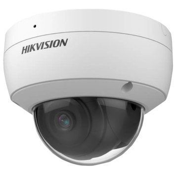 Камера відеоспостереження Hikvision DS-2CD1123G2-IUF (2 Мп, 4 мм), PoE, із мікрофоном, IP67, Білий 99-00012718 фото
