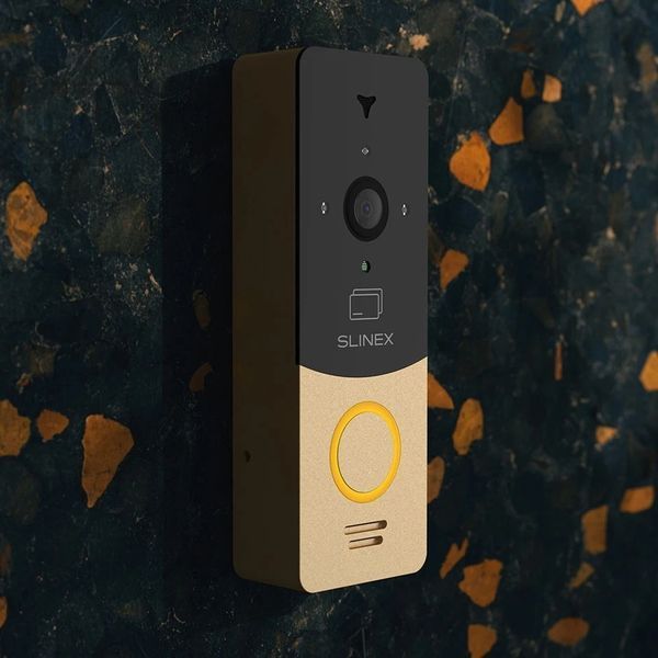 Виклична панель Slinex ML-20CRHD black/gold (з картками) 99-00006910 фото