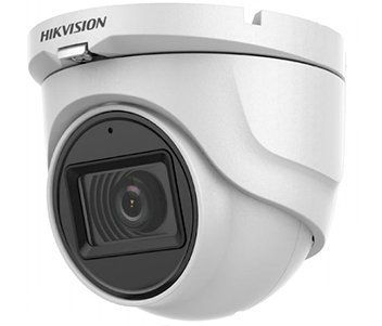 Камера відеоспостереження Hikvision DS-2CE76D0T-ITMFS (2 Мп, 2.8 мм), PoE, із мікрофоном, IP67, Білий 99-00001713 фото