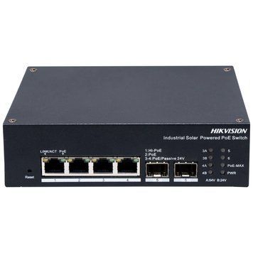 Hikvision DS-3T1506HP-EI-UPS PoE Коммутатор 4 порта управляемый 99-10027704 фото