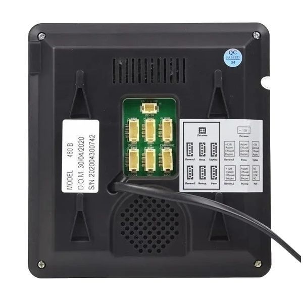 Комплект видеодомофона BCOM BD-480M Black Kit (4.3") 99-00018835 фото