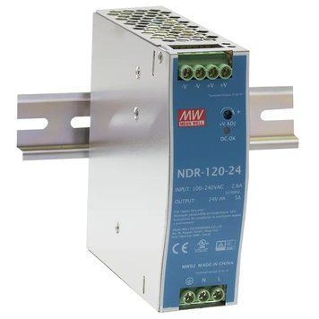 Блок питания Mean Well NDR-120-48 48В 2.5А на DIN-рейку 10000001319 фото