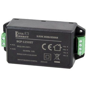 Блок питания Full Energy BGP-125UST 12В 5А 99-00024723 фото
