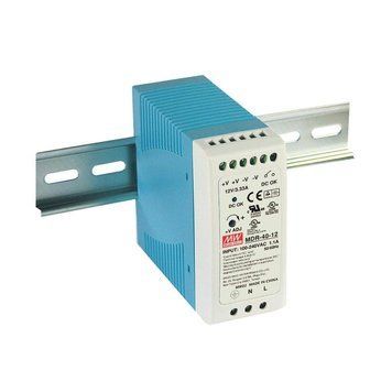 Блок питания Mean Well MDR-40-12 12В 3.33А на DIN-рейку 99-00008057 фото