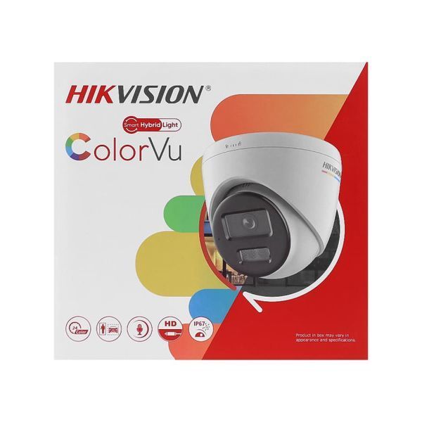 Камера видеонаблюдения Hikvision DS-2CD1347G2H-LIUF (4 Мп, 4 мм), PoE, с микрофоном, IP67, Белый 99-00019682 фото