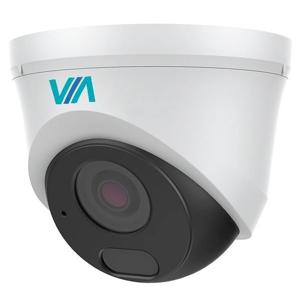 Камера відеоспостереження VIA Security VS-D24AS (4 Мп, 2.8 мм), PoE, із мікрофоном, IP67, Білий 99-00020949 фото