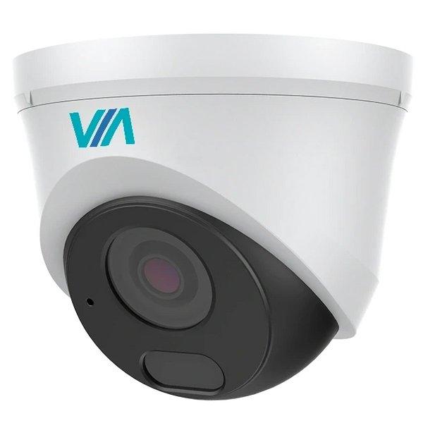 Камера відеоспостереження VIA Security VS-D24AS (4 Мп, 2.8 мм), PoE, із мікрофоном, IP67, Білий 99-00020949 фото