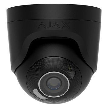 Камера відеоспостереження Ajax TurretCam HL (5 Мп, 2.8 мм), PoE, із мікрофоном, IP67, Чорний 99-10028673 фото