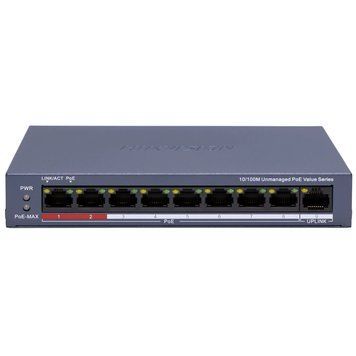 Hikvision DS-3E0109P-E/M(C) POE Коммутатор 9 портов неуправляемый 99-10026792 фото