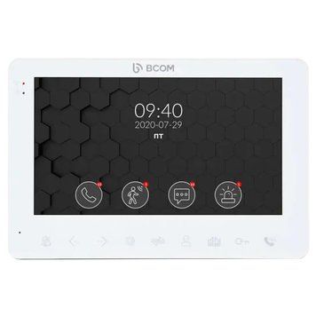 Видеодомофон BCOM BD-780M White (7", Full HD, запись видео) 99-00018850 фото