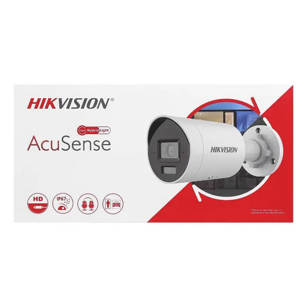Камера видеонаблюдения Hikvision DS-2CD2047G2H-LIU (4 Мп, 2.8 мм), PoE, с микрофоном, IP67, Белый 99-00014078 фото