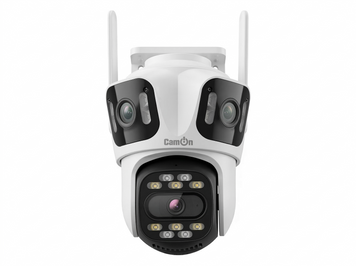 Камера відеоспостереження CamON Crow 3-White (3+3+3 Мп, 3.6 мм), Wi-Fi, із динаміком та мікрофоном, IP66, Білий CAM-00006 фото