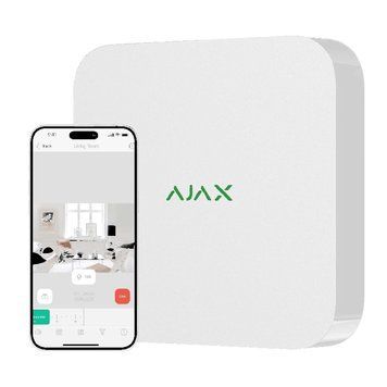 16-канальний мережевий IP відеореєстратор 4K (білий) Ajax NVR (16ch) (8EU) white 99-00014688 фото