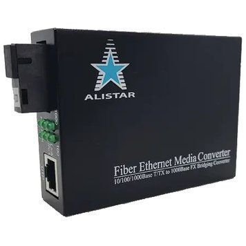 ALISTAR X5G 1G 10/100/1000BASE-T RJ-45 - 1000BASE-LX 1SM WDM SC 20KM TX1550/RX1310nm Медіаконвертор 99-00020860 фото