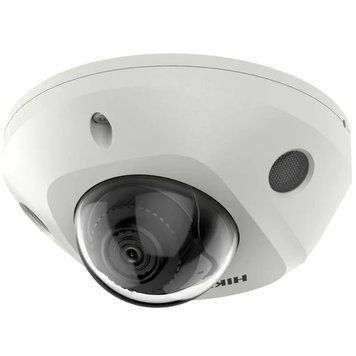 Камера відеоспостереження Hikvision DS-2CD3556G2-IS (5 Мп, 2.8 мм), PoE, із мікрофоном, IP67, Білий 99-00013668 фото