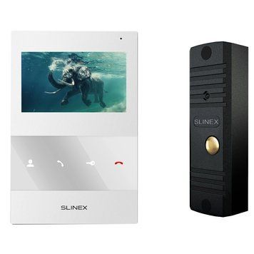 Комплект видеодомофона Slinex SQ-04M White + ML-16HR Black 99-00014494 фото