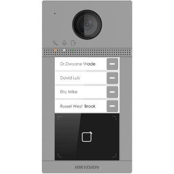IP виклична панель Hikvision DS-KV8413-WME1(B)/Flush (Wi-Fi) 99-00006881 фото