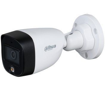 Камера відеоспостереження Dahua DH-HAC-HFW1209CP-LED (2 Мп, 2.8 мм), PoE, IP67, Білий 99-00002823 фото
