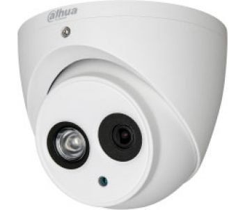 Камера відеоспостереження Dahua DH-HAC-HDW1500EMP-A (5 Мп, 2.8 мм), PoE, із мікрофоном, IP67, Білий 99-00001790 фото