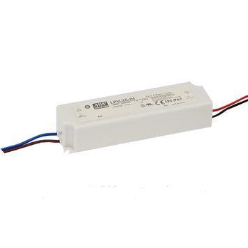 Блок живлення герметичний Mean Well LPV-35-24 24В 1.5А IP67 99-00016035 фото