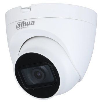 Камера відеоспостереження Dahua DH-HAC-HDW1500TLQP-A (5 Мп, 2.8 мм), PoE, із мікрофоном, IP67, Білий 99-00005691 фото
