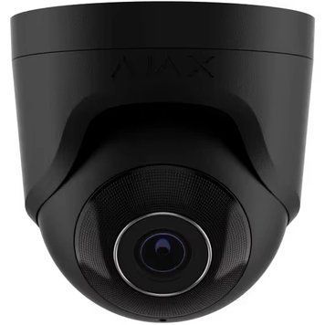Камера відеоспостереження Ajax TurretCam (8EU) (8 Мп, 2.8 мм), PoE, із мікрофоном, IP67, Чорний 99-00017176 фото