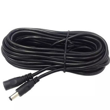Удлинитель DC12V 10 метров 5,5 мм x 2,1 мм Black CAM-01000 фото