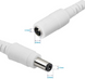 Подовжувач DC12V 3 метрів 5,5 мм x 2,1 мм White CAM-01000 фото 2