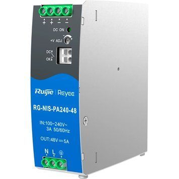 Джерело живлення Ruijie RG-NIS-PA240-48 240 Вт на DIN-рейку 99-00016930 фото