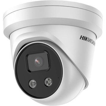 Камера відеоспостереження Hikvision DS-2CD2346G2-IU (4 Мп, 2.8 мм), PoE, із мікрофоном, IP67, Білий 99-00019683 фото