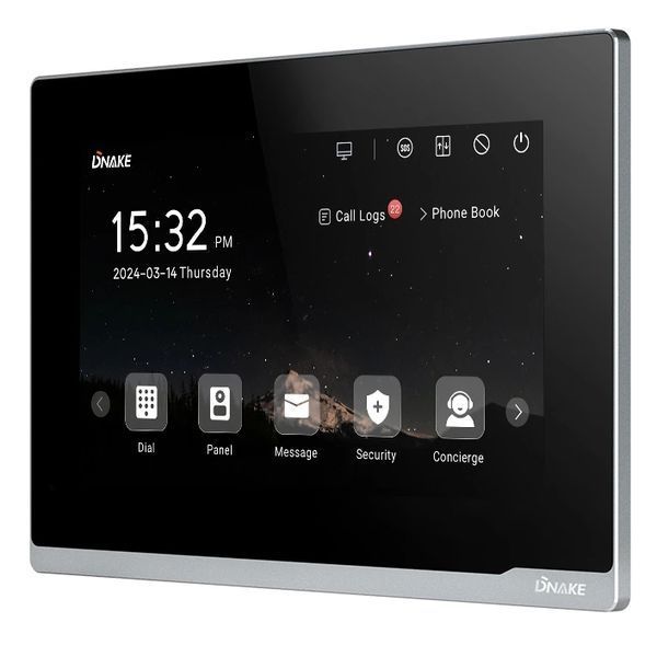 IP видеодомофон Dnake E217W с Wi-Fi (7", Linux) 99-00021159 фото