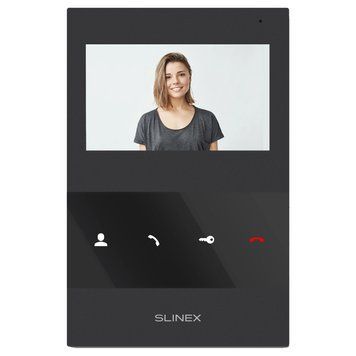 Відеодомофон Slinex SQ-04M black (4", пам'ять SD) 99-00006899 фото