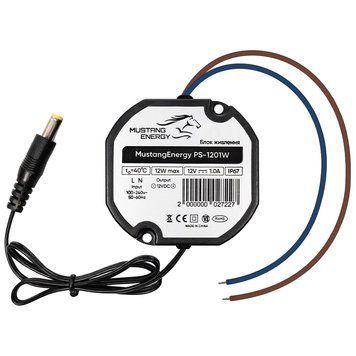 Блок живлення вологозахищений Mustang Energy PS-1201W 12В 1А 99-10025279 фото