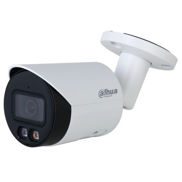 Камера відеоспостереження Dahua DH-IPC-HFW2449S-S-IL (4 Мп, 3.6 мм), PoE, із мікрофоном, IP67, Білий 99-00010272 фото